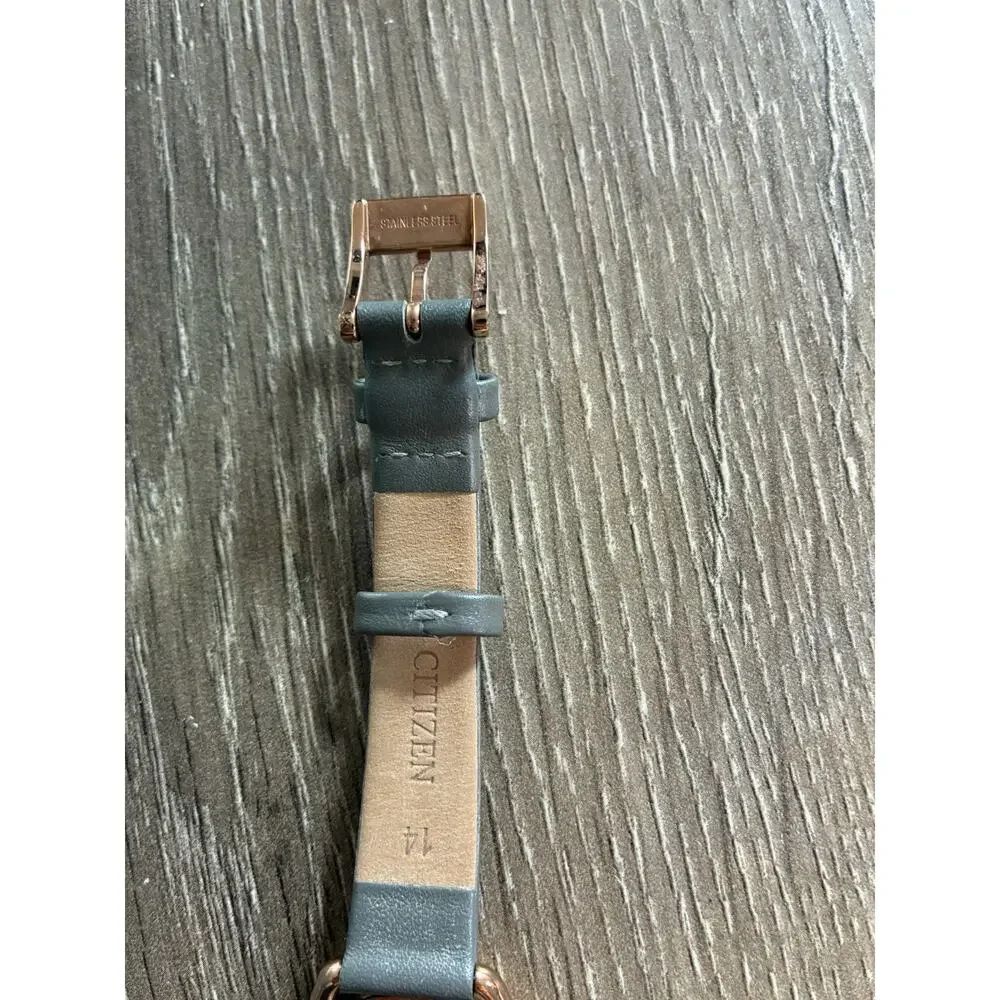 Citizen Women's Classic Date Solar Powered Eco-Drive Gray Watch 30 MM FE1218-05H - Picture 3 of 12
